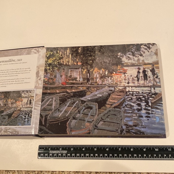 NWOT “Claude Monet Jigsaw Puzzle Book - Picture 2 of 9